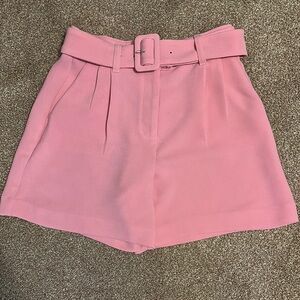 Express Pink Women's Belted Shorts